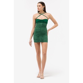 뮈글러 MUGLER Cut-Out Stretch Mini Dress in Green 22W1RO1466681-B5045-42