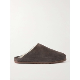MULO Shearling-Lined Suede Slippers 1647597322878021