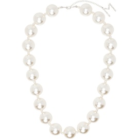 마그다 부트림 Magda Butrym White Pearl Necklace 241533F023002