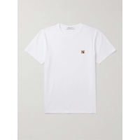 MAISON KITSUNEE Logo-Appliqued Cotton-Jersey T-Shirt 13452677152563216