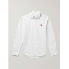 MAISON KITSUNEE Logo-Appliqued Cotton-Poplin Shirt 1647597328581962