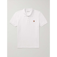 MAISON KITSUNEE Logo-Appliqued Cotton-Pique Polo Shirt 1647597328581963