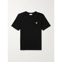 MAISON KITSUNEE Logo-Appliqued Cotton-Jersey T-Shirt 1647597328581946