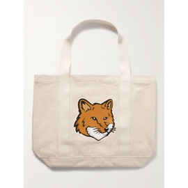 MAISON KITSUNEE Logo-Print Cotton-Canvas Tote Bag 1647597315735189