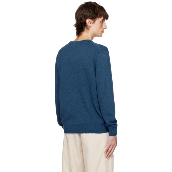 메종키츠네 Maison Kitsune Blue Bold Fox Head Sweater 232389M201022