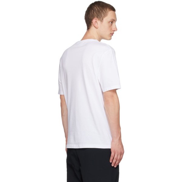메종키츠네 Maison Kitsune White Dressed Fox T-Shirt 232389M213053