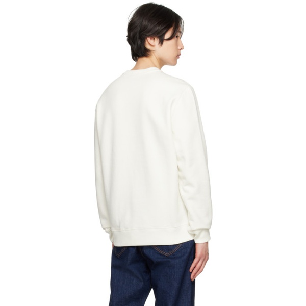 메종키츠네 Maison Kitsune 오프화이트 Off-White Contour Fox Sweatshirt 231389M204021