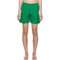 Maison Kitsune Green Drawstring Swim Shorts 231389M208000