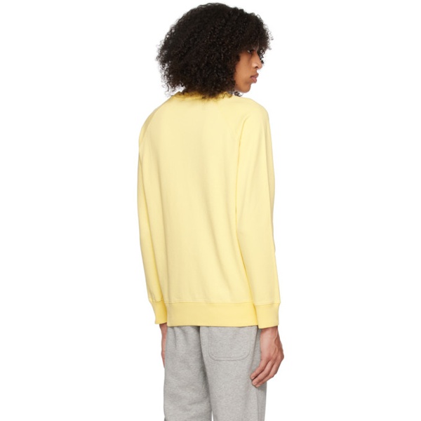 메종키츠네 Maison Kitsune Yellow Fox Head Sweatshirt 231389M204024