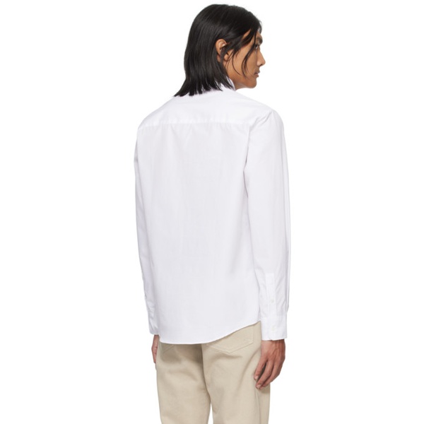메종키츠네 Maison Kitsune White Bold Fox Head Shirt 241389M192000