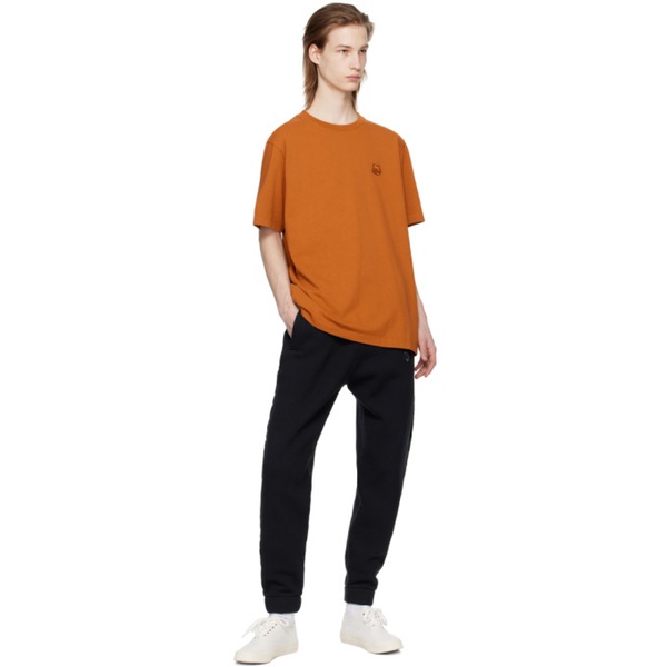 메종키츠네 Maison Kitsune Orange Bold Fox Head T-Shirt 241389M213011