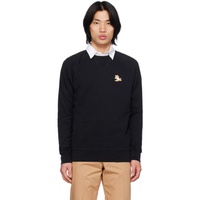 Maison Kitsune Black Chillax Fox Sweatshirt 231389M204003