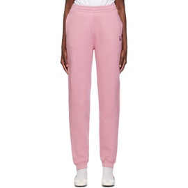 Maison Kitsune Pink Bold Fox Head Lounge Pants 241389F086000