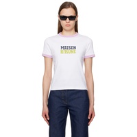 Maison Kitsune White Surfing Club T-Shirt 241389F110016