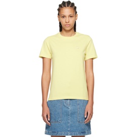 Maison Kitsune Yellow Baby Fox T-Shirt 241389F110018