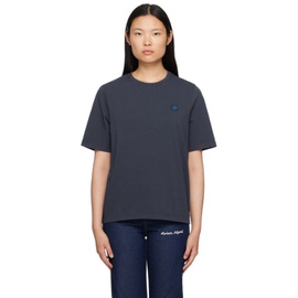 Maison Kitsune Navy Bold Fox Head T-Shirt 232389F110057