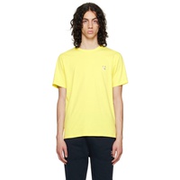 Maison Kitsune Yellow Fox Head T-Shirt 232389M213007