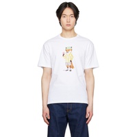 Maison Kitsune White Dressed Fox T-Shirt 232389M213009