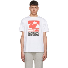 Maison Kitsune White Anthony Burrill 에디트 Edition T-Shirt 221389M213107