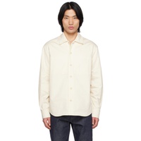 Maison Kitsune 오프화이트 Off-White Embroidered Shirt 231389M180002