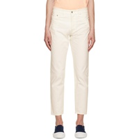 Maison Kitsune 오프화이트 Off-White Tapered Jeans 231389M186002