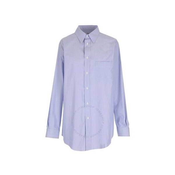 메종마르지엘라 메종마르지엘라 Maison Margiela Light Blue Oversized Crisp Cotton Shirt SI0DL0001S54942485F