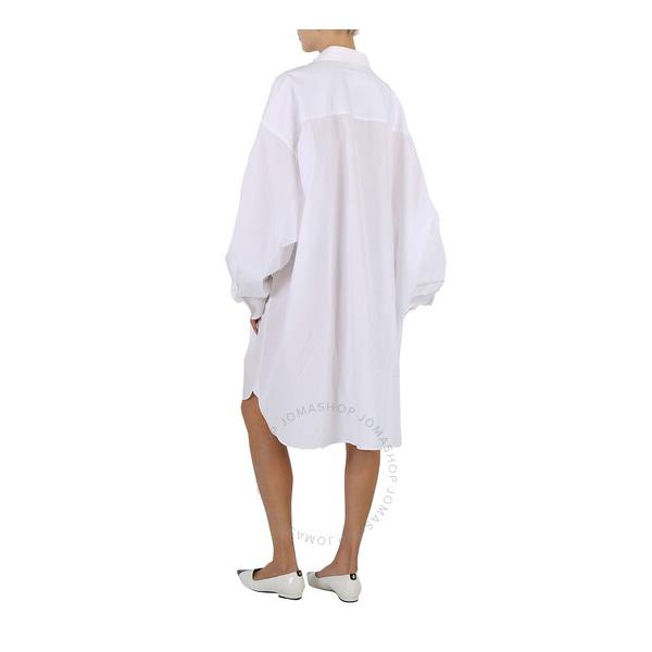 메종마르지엘라 메종마르지엘라 Maison Margiela White Cotton Poplin Oversized Shirt Dress S51DL0253S43001-100