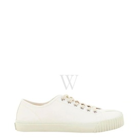 메종마르지엘라 Maison Margiela White Cotton Canvas Tabi Low-Top Sneakers S37WS0578P4291-T1003