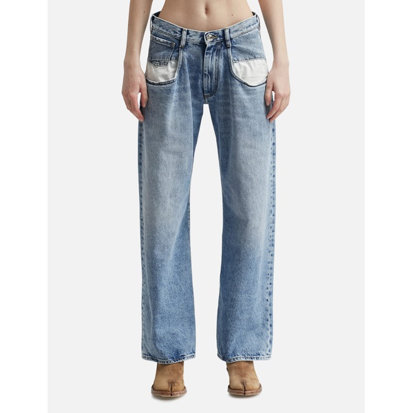 메종마르지엘라 메종마르지엘라 Maison Margiela Straight Jeans With Contrasting Pockets 899557