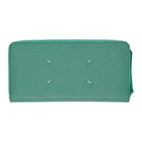 메종마르지엘라 Maison Margiela Green Four Stitches Wallet 232168M164011