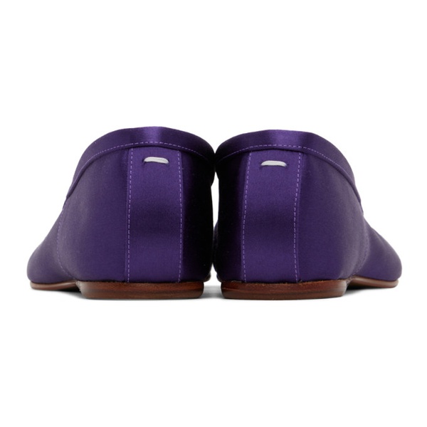 메종마르지엘라 메종마르지엘라 Maison Margiela Purple Tabi Ballerina Flats 222168F118015