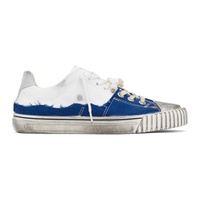 메종마르지엘라 Maison Margiela Blue & White New Evolution Sneakers 241168M237013