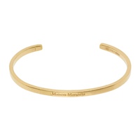 메종마르지엘라 Maison Margiela Gold Logo Bracelet 241168F020009
