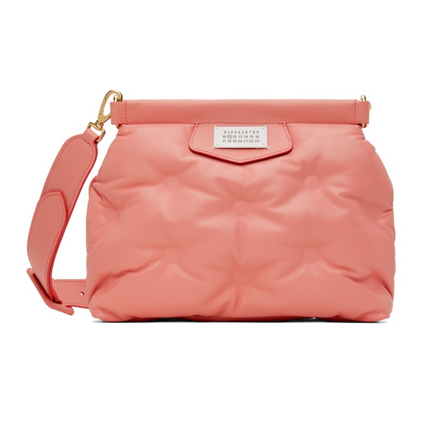 메종마르지엘라 메종마르지엘라 Maison Margiela Pink Glam Slam Classique Small Bag 241168F048005
