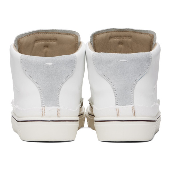 메종마르지엘라 메종마르지엘라 Maison Margiela White New Evolution Sneakers 241168M236007
