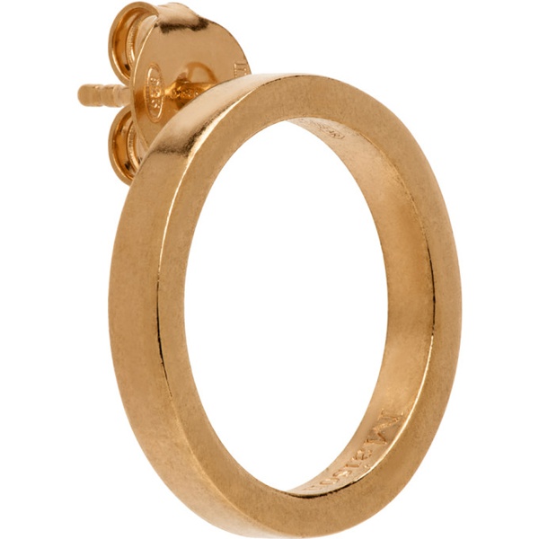 메종마르지엘라 메종마르지엘라 Maison Margiela Gold Logo Single Earring 241168M144003