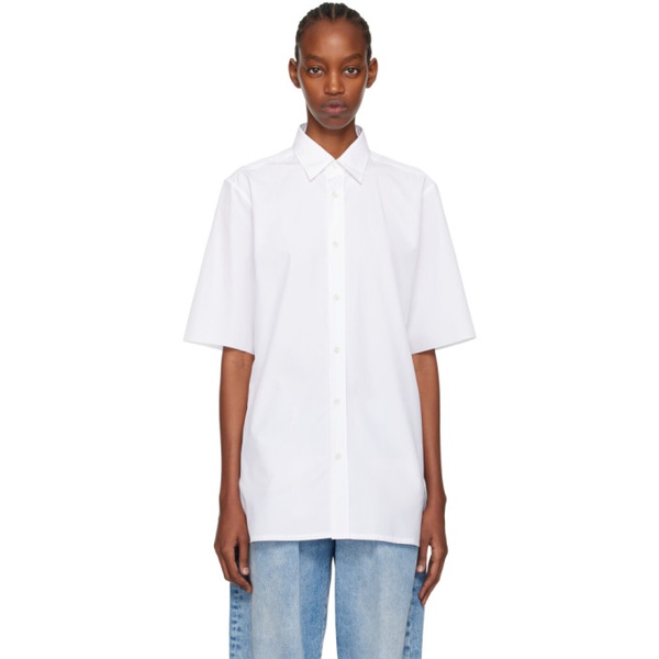 메종마르지엘라 메종마르지엘라 Maison Margiela White Button Up Shirt 232168F109015