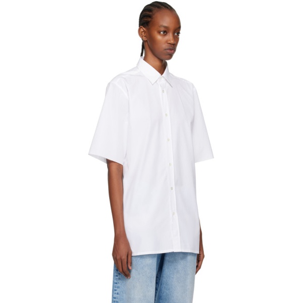 메종마르지엘라 메종마르지엘라 Maison Margiela White Button Up Shirt 232168F109015
