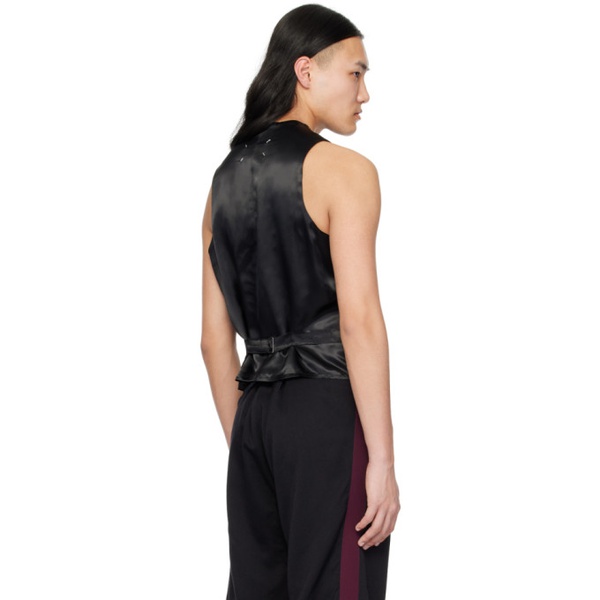 메종마르지엘라 메종마르지엘라 Maison Margiela Black Paneled Vest 241168M185000