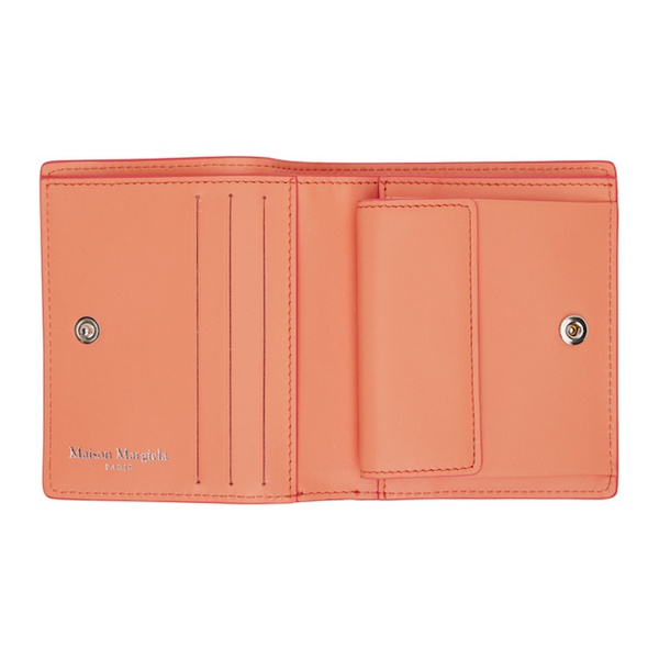 메종마르지엘라 메종마르지엘라 Maison Margiela Orange Four Stitches Wallet 232168M164021