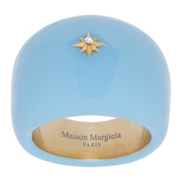 메종마르지엘라 Maison Margiela Blue Signet Ring 241168F024012