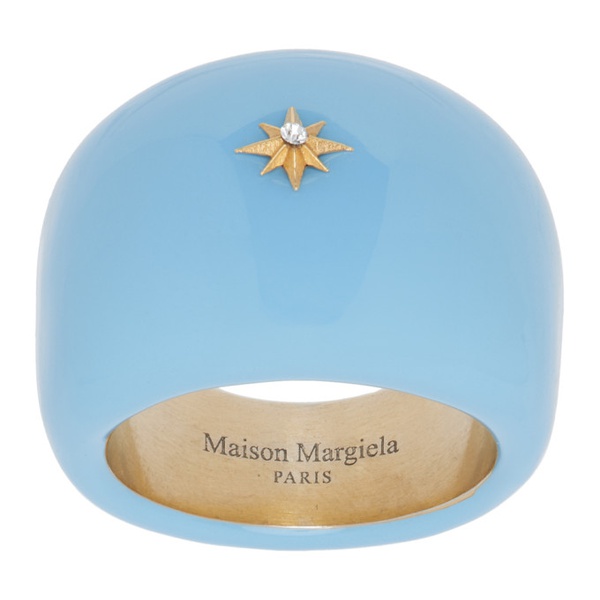 메종마르지엘라 메종마르지엘라 Maison Margiela Blue Signet Ring 241168F024012