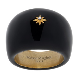 메종마르지엘라 Maison Margiela Black Signet Ring 241168F024009