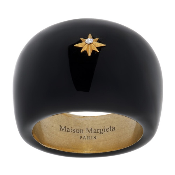 메종마르지엘라 메종마르지엘라 Maison Margiela Black Signet Ring 241168F024009