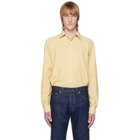 메종마르지엘라 Maison Margiela Yellow Irregular Stripe Shirt 231168M192013
