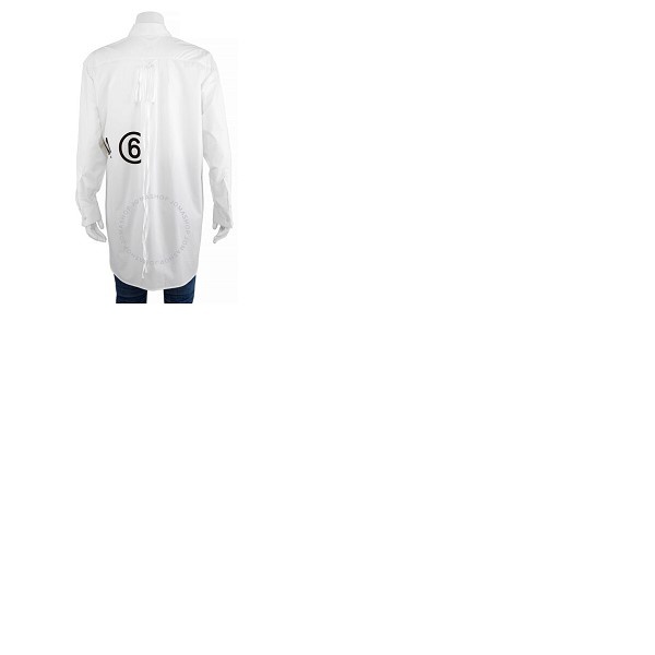 메종마르지엘라 Mm6 메종 마르지엘라 Mm6 메종마르지엘라 Maison Margiela Mm6 Eagle Print White Cotton Shirt S52DL0160-S47294-100