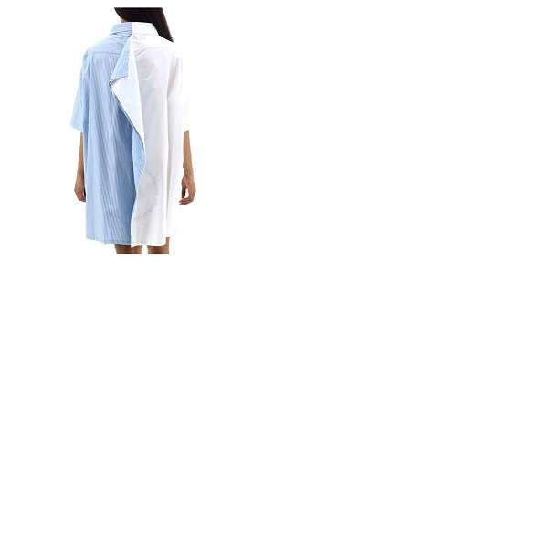 메종마르지엘라 Mm6 메종 마르지엘라 Mm6 메종마르지엘라 Maison Margiela Mm6 Ladies Cotton-poplin Spliced Shirt Dress S32CU0133-STN943-961