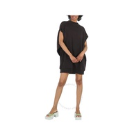 Mm6 메종 마르지엘라 Mm6 메종마르지엘라 Maison Margiela Ladies Black Cut-Out Sleeve Sweatshirt Dress S52CT0752-S25454-900