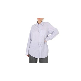 Mm6 메종 마르지엘라 Mm6 메종마르지엘라 Maison Margiela Maison Margiela Ladies Stripe-Print Tailored Shirt S51DL0374S52651-001F