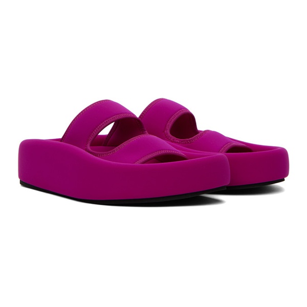  MM6 메종 마르지엘라 MM6 메종마르지엘라 Maison Margiela Pink Sunken Sandals 231188F124003
